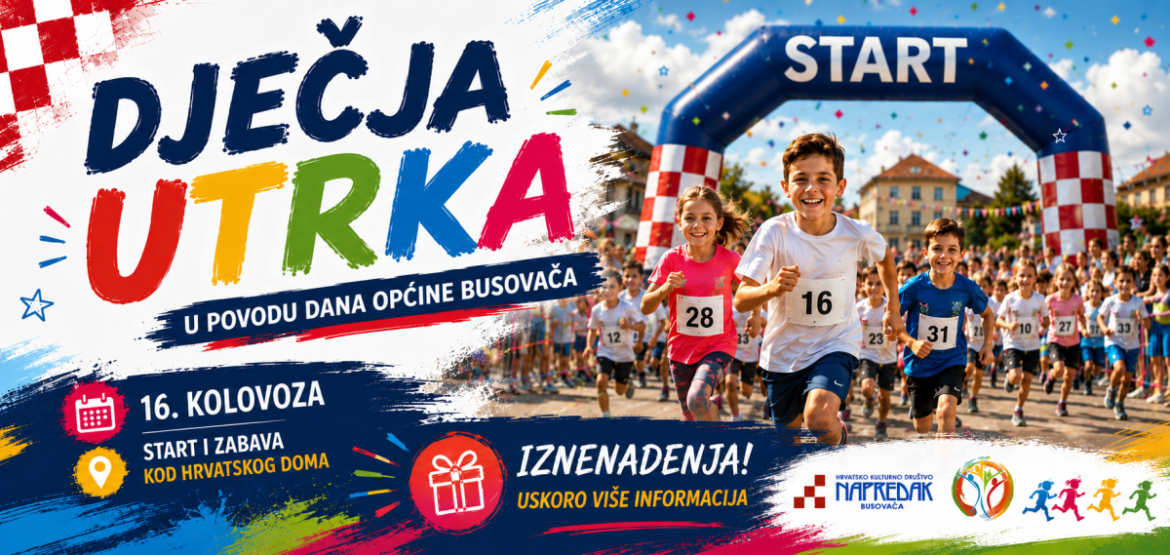 Otvorene prijave za Dječju utrku u Busovači!