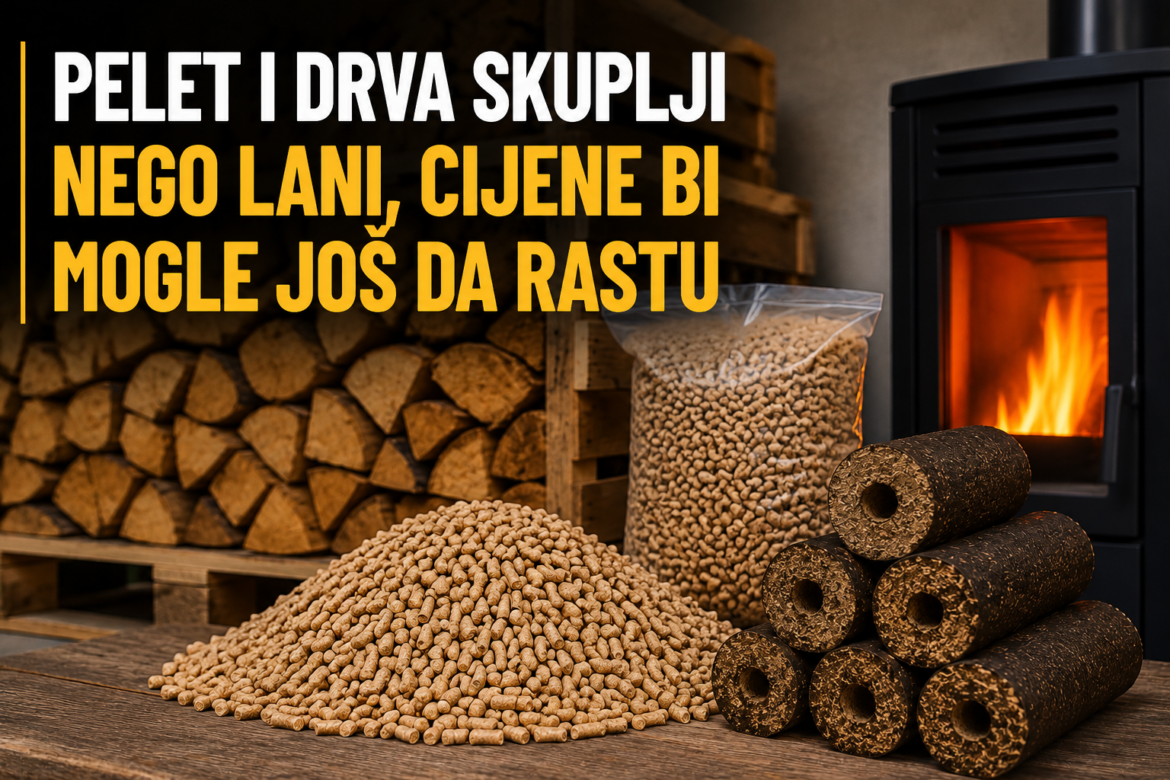 Grijanje će ove zime biti skuplje: Cijene peleta i drva nastavljaju rasti