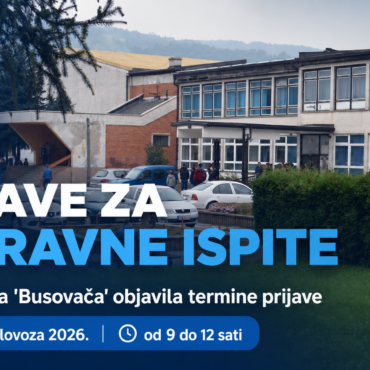 Srednja škola „Busovača“ objavila termine prijave za popravne ispite