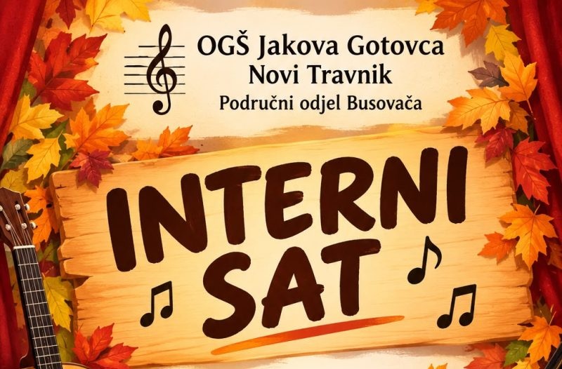 Mali glazbenici, veliki talenti! Dođite ih podržati 3. studenoga u 19 sati u kinu Theatre u Busovači!